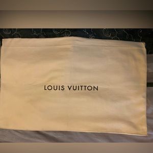 Authentic Louis Vuitton large dust bag